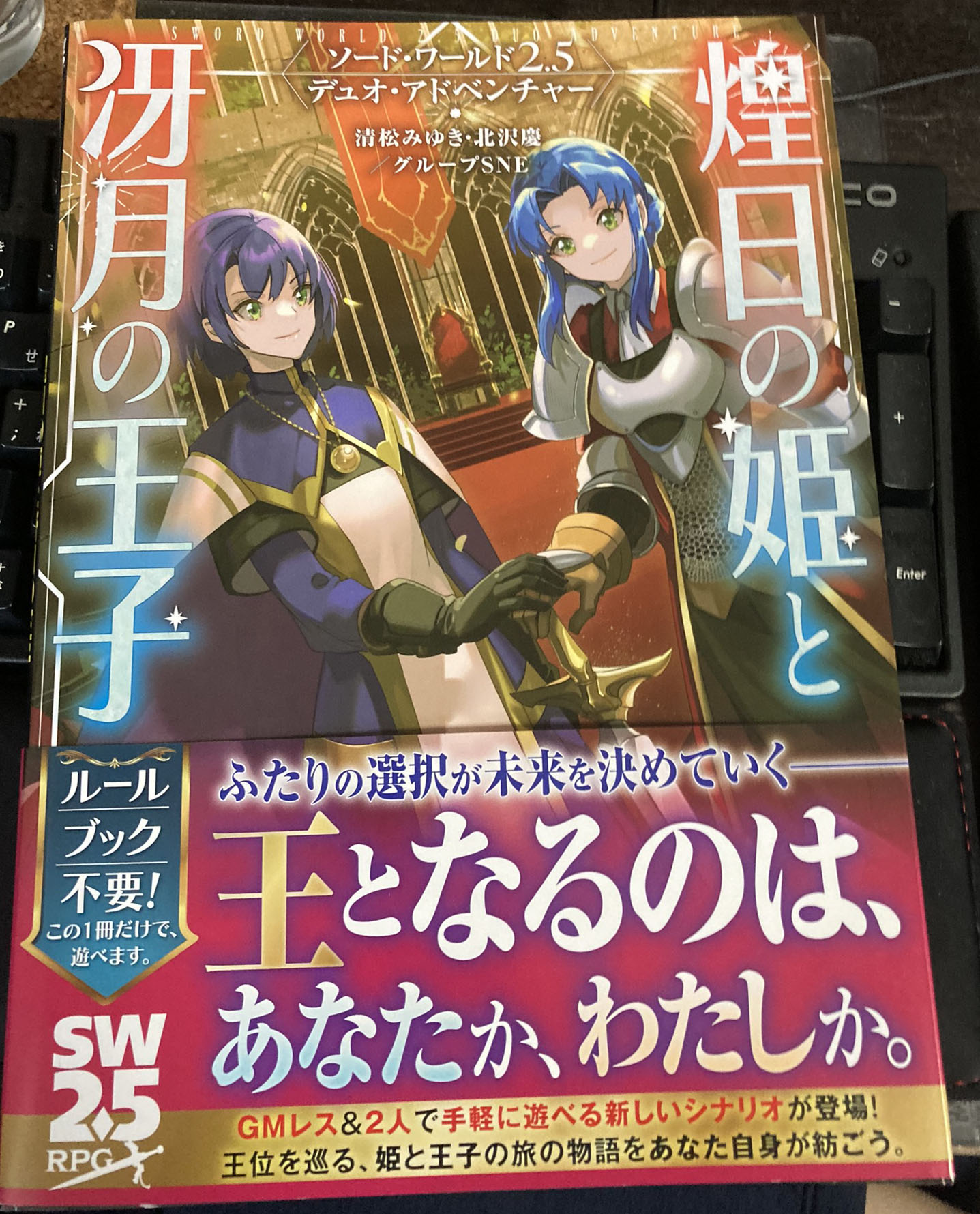 紹介：ソード・ワールド2.5デュオ・アドベンチャー 煌日の姫と冴月の